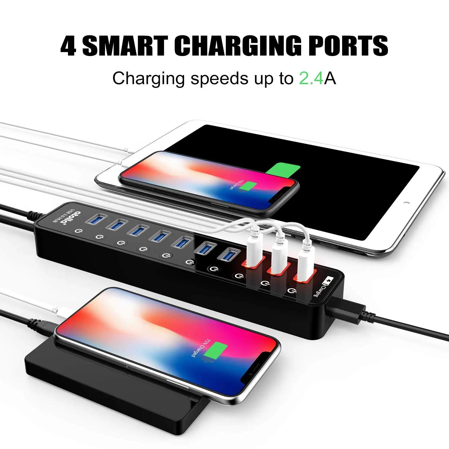 atolla USB-jaotur 11 pordiga — kompaktne nutikas laadimine – pilt 6