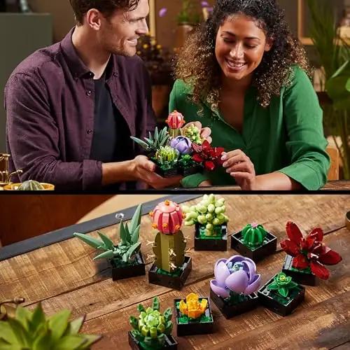 LEGO dekoratiivne sukkulendi komplekt — püsiv kodukaunistus – pilt 8
