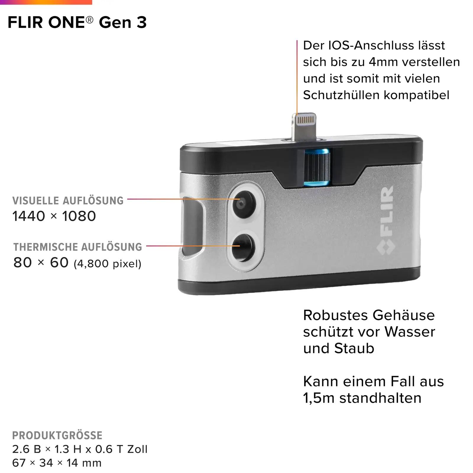 FLIR termokaamera iPhone’ile – kodu‑ ja pro‑kontroll – pakend ja tarvikud
