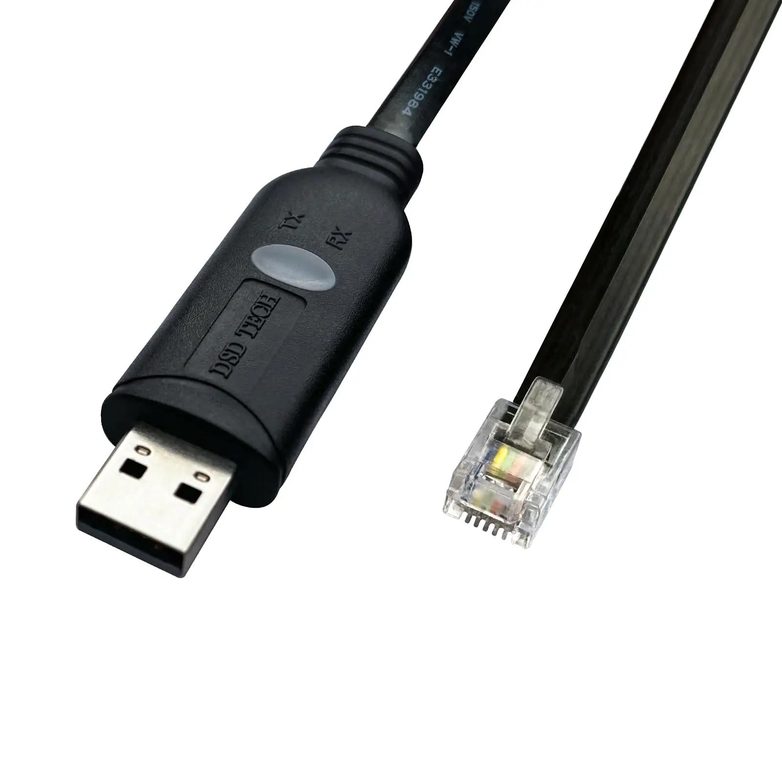 DSD TECH vastupidav USB–RJ12 kaabel – seadmeliides 1,8 m