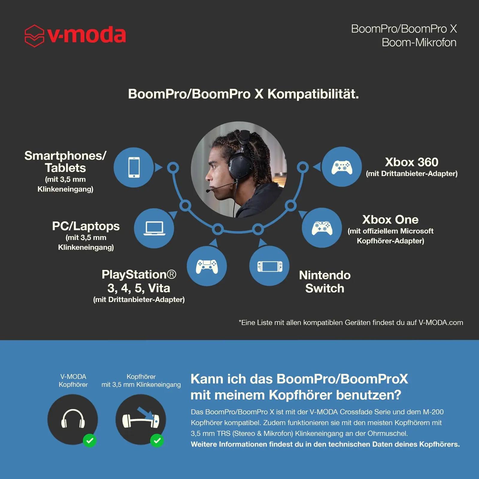 V-Moda kerge metallmikrofon mängimiseks ja suhtluseks – lisavaade