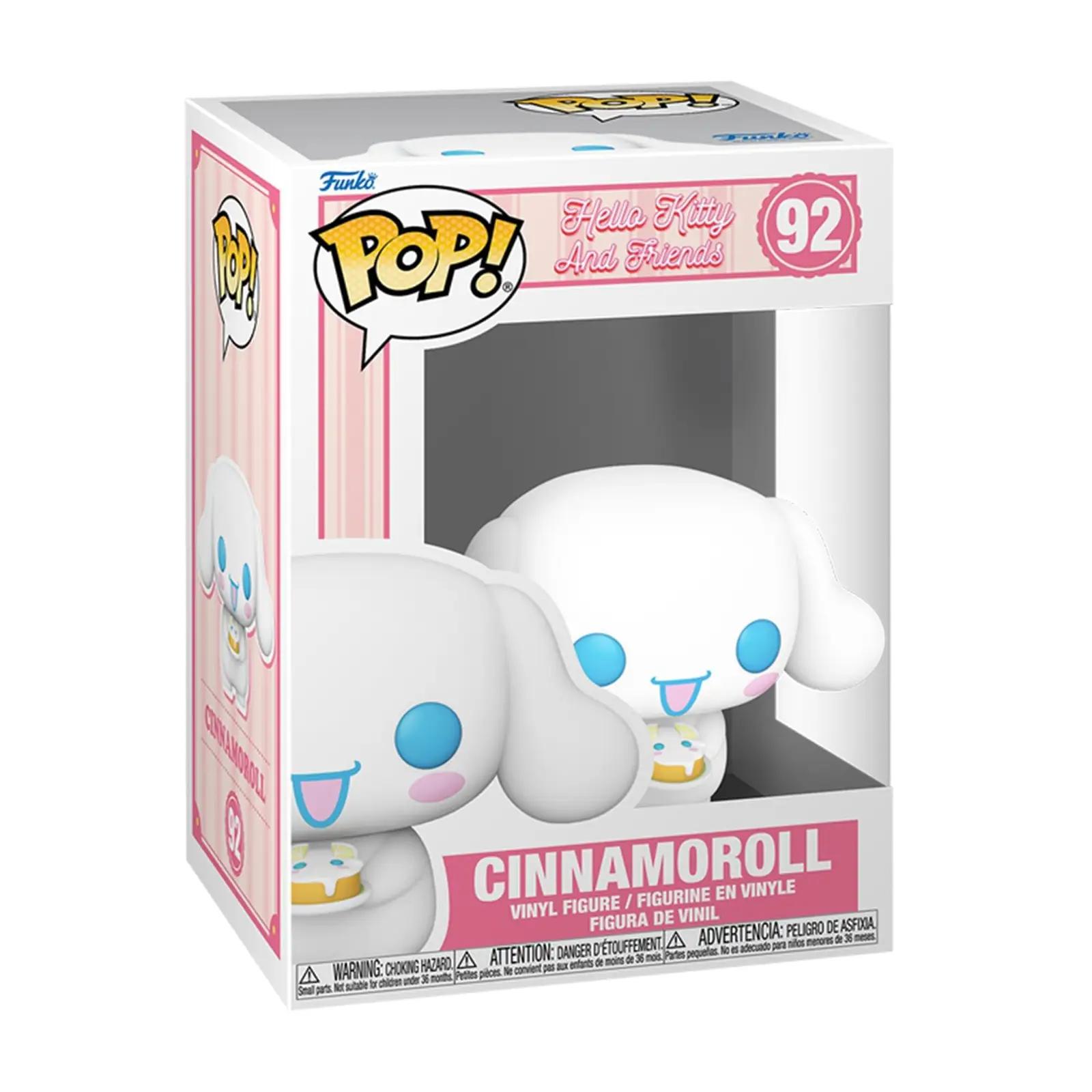 Funko pehme vinyylfiguur Cinnamoroll – kogumiseks ja kingiks – pakend ja tarvikud