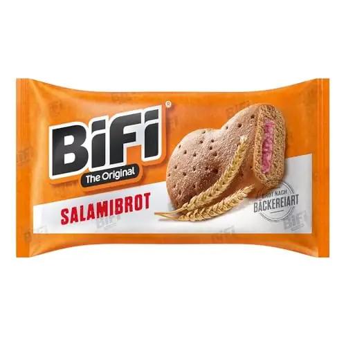 Bifi salamibrot – käepärane salami-saiapakend kingituseks – detailne vaade