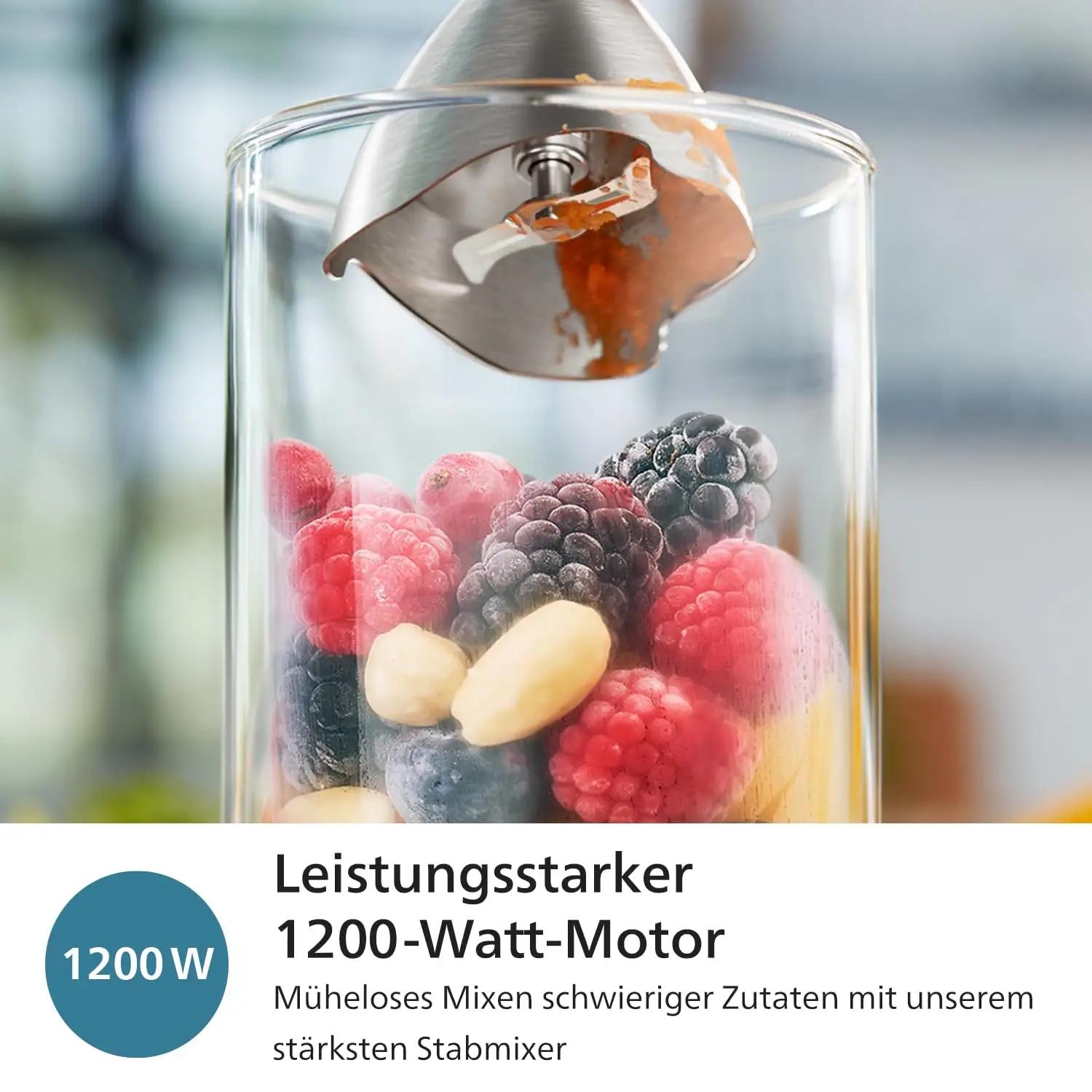 Philips 5000-seeria köögimikser 1200W – vastupidav roostevaba – detailne vaade