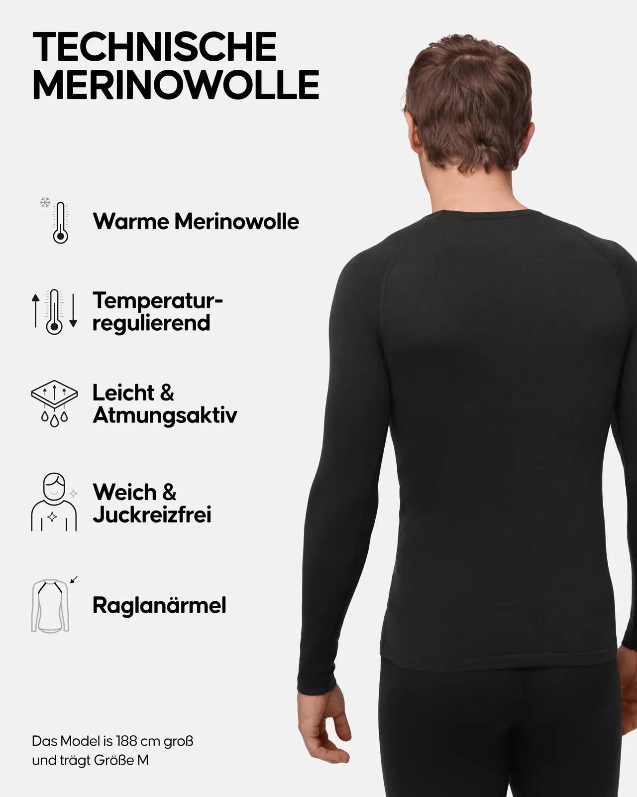 DANISH ENDURANCE meriinovillane termopluus – soe ja hingav – detailne vaade