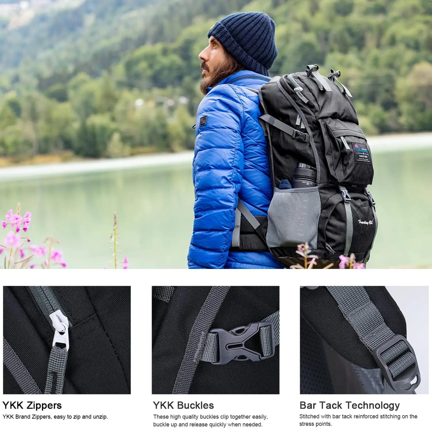 Mountaintop vastupidav 40L matkakott — veekindel ja mugav – pilt 7