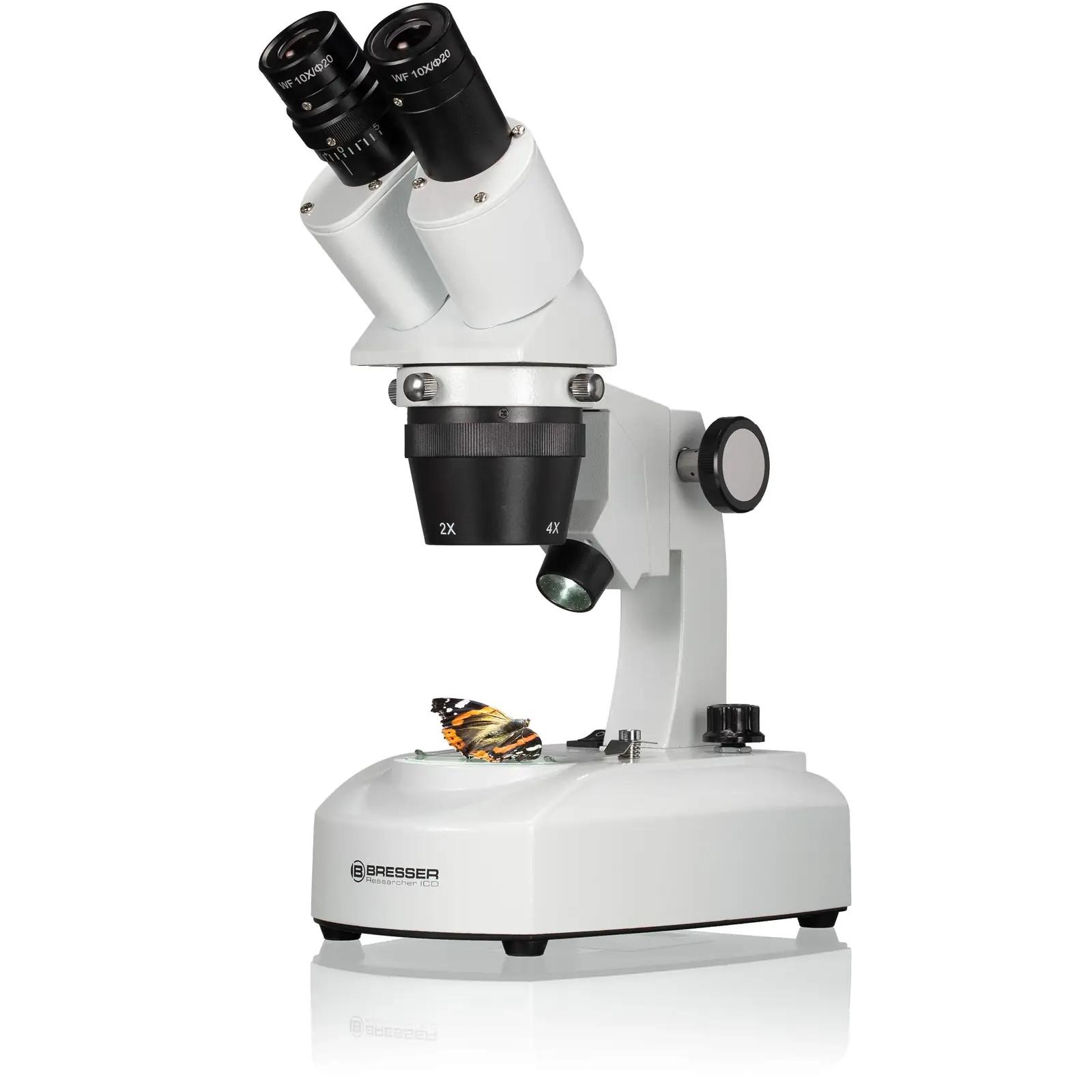 Bresser metallist 3D stereo mikroskoop — ideaalne laborikasutus