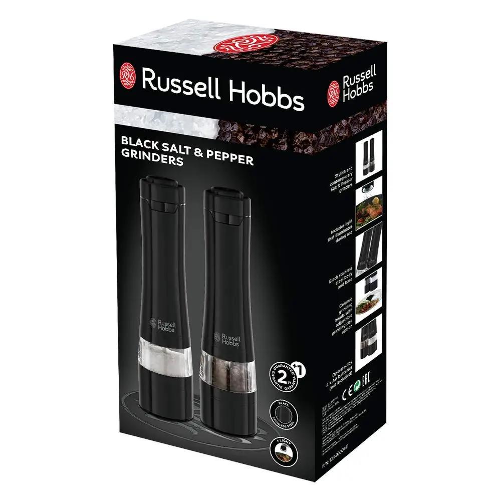Russell Hobbs elektrilised pipra- ja soolaveskid – pakend ja tarvikud