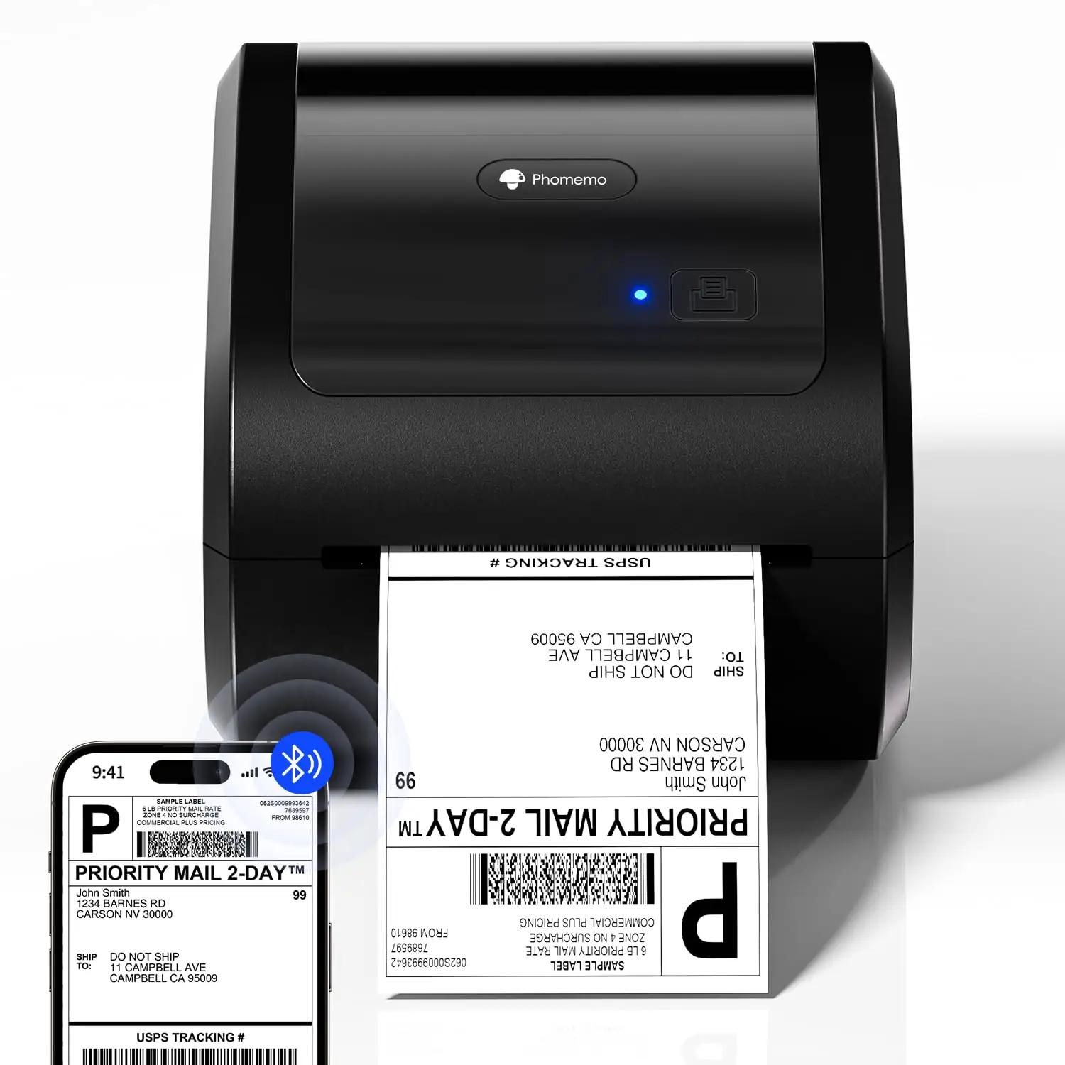 Phomemo termoprinter D520BT — mobiilne etikettide trükkija 4×6
