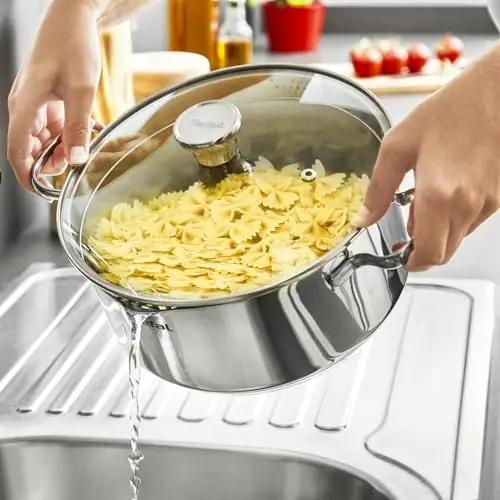 Tefal roostevabast terasest 24 cm kasulik köeketõste – kasutusnäide