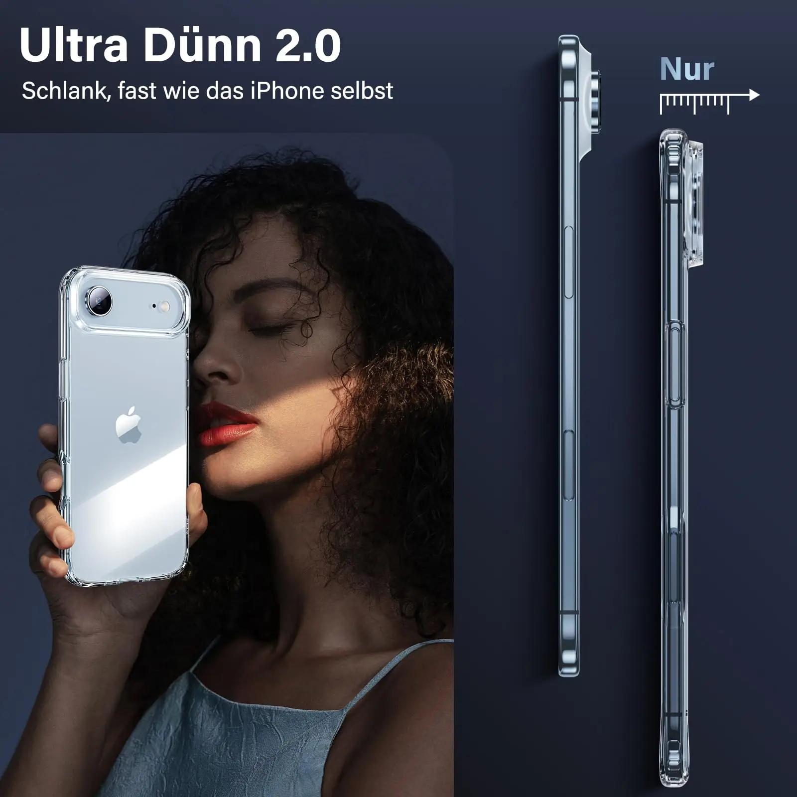 UniqueMe läbipaistev kaitseümbris iPhone Air jaoks – pilt 7