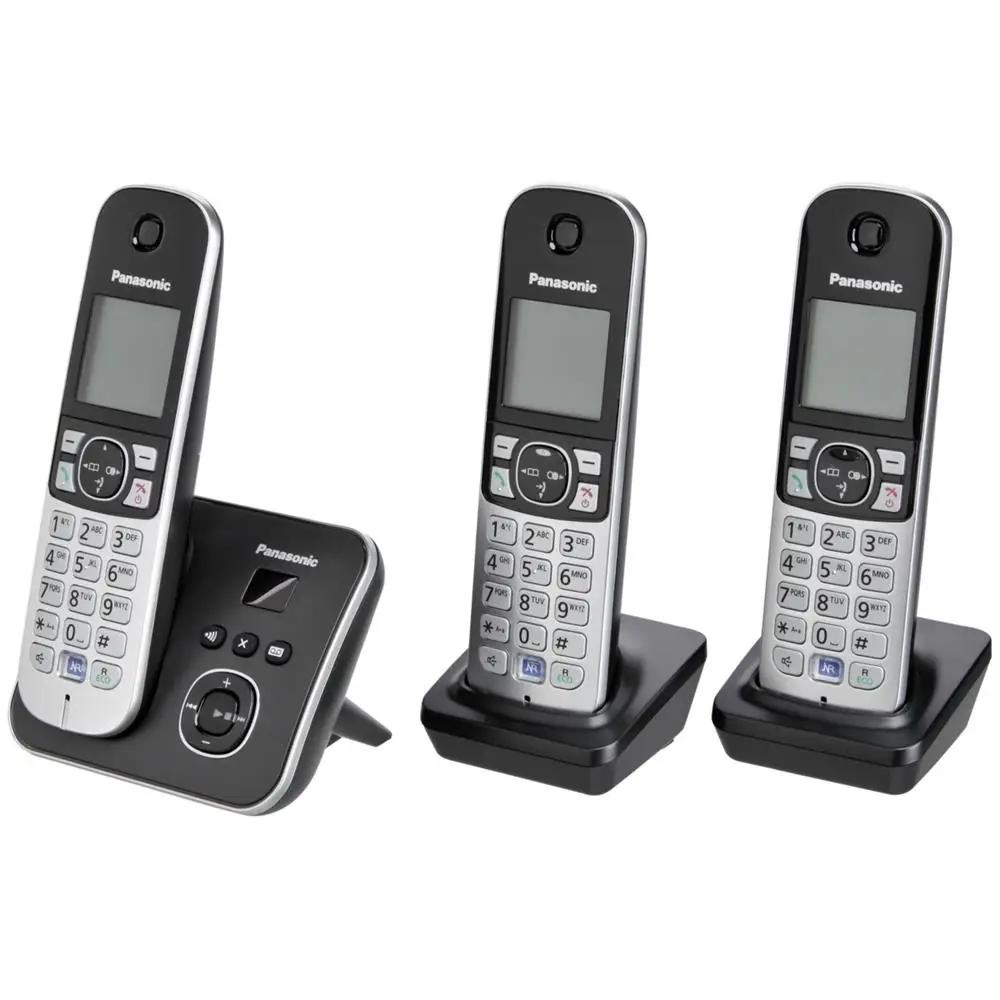 Panasonic must metallist DECT-pöördeline kodutelefon koos