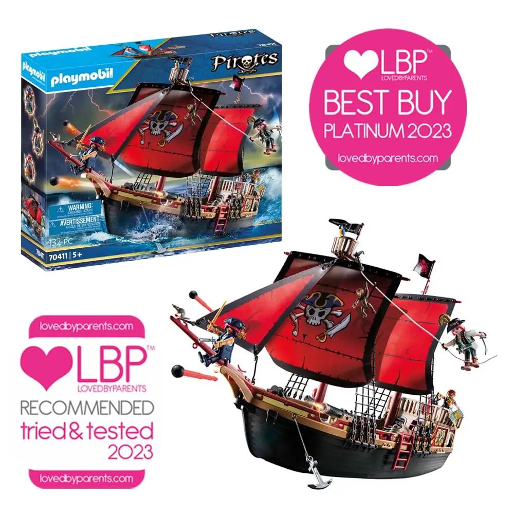 PLAYMOBIL lastele meremaailma Totenkopf-laev – mängukomplekt – kasutusnäide