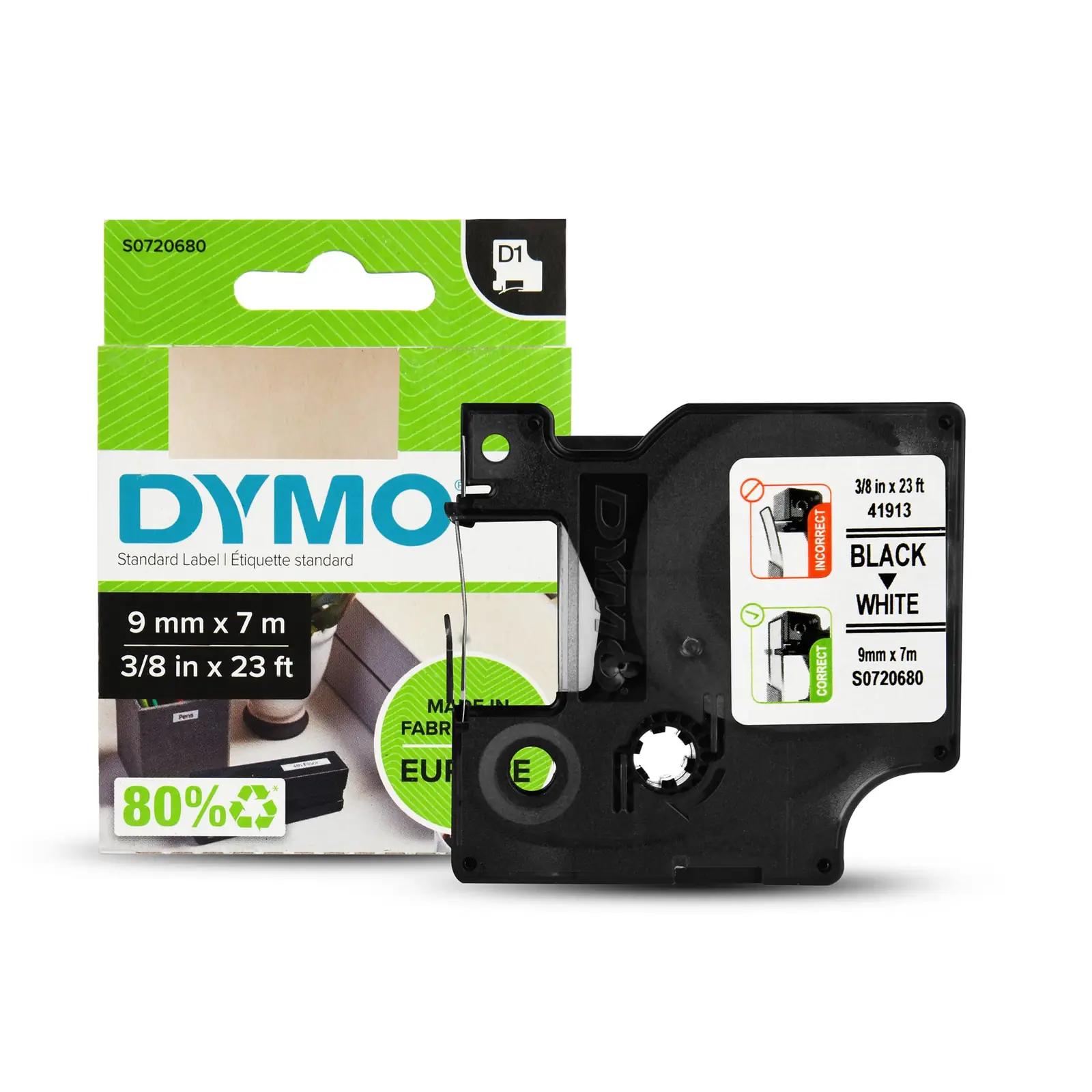 DYMO silditeip 5-pakk 9 mm x 7 m — vastupidav märgistamiseks – pakend ja tarvikud