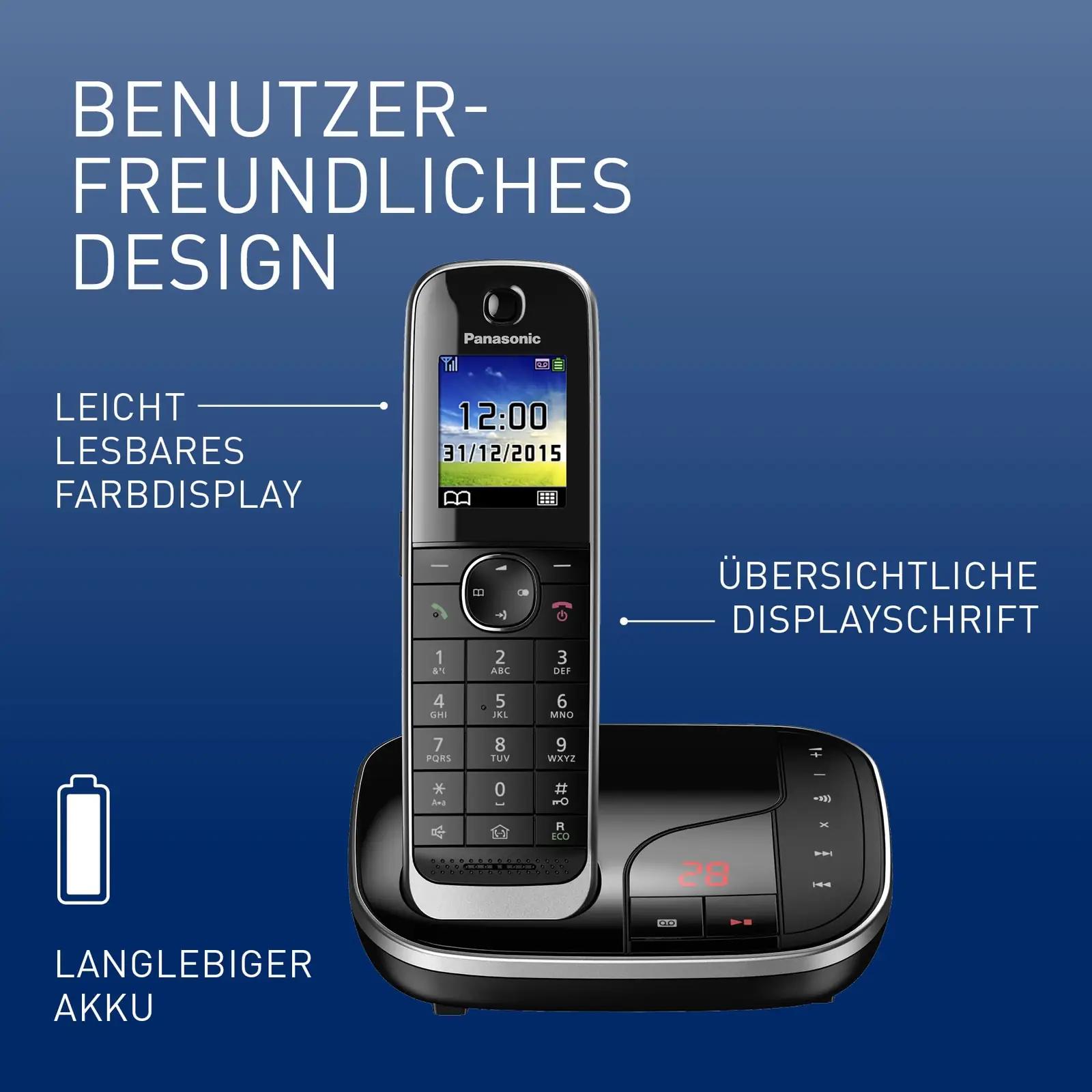 Panasonic vastupidav puuristtelefon metallkorpusega — selge heli – detailne vaade