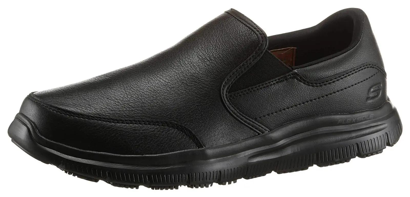 Skechers nahast mugav slip-on toss, stiilne igapäevaks