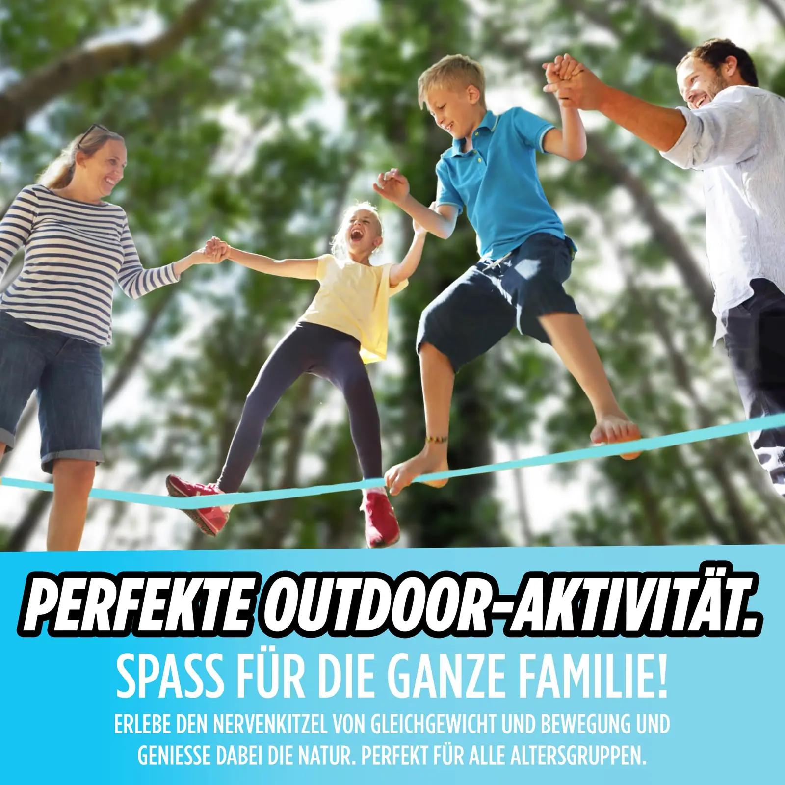 Trailblaze tugev polüester slackline komplekt — algajale – detailne vaade