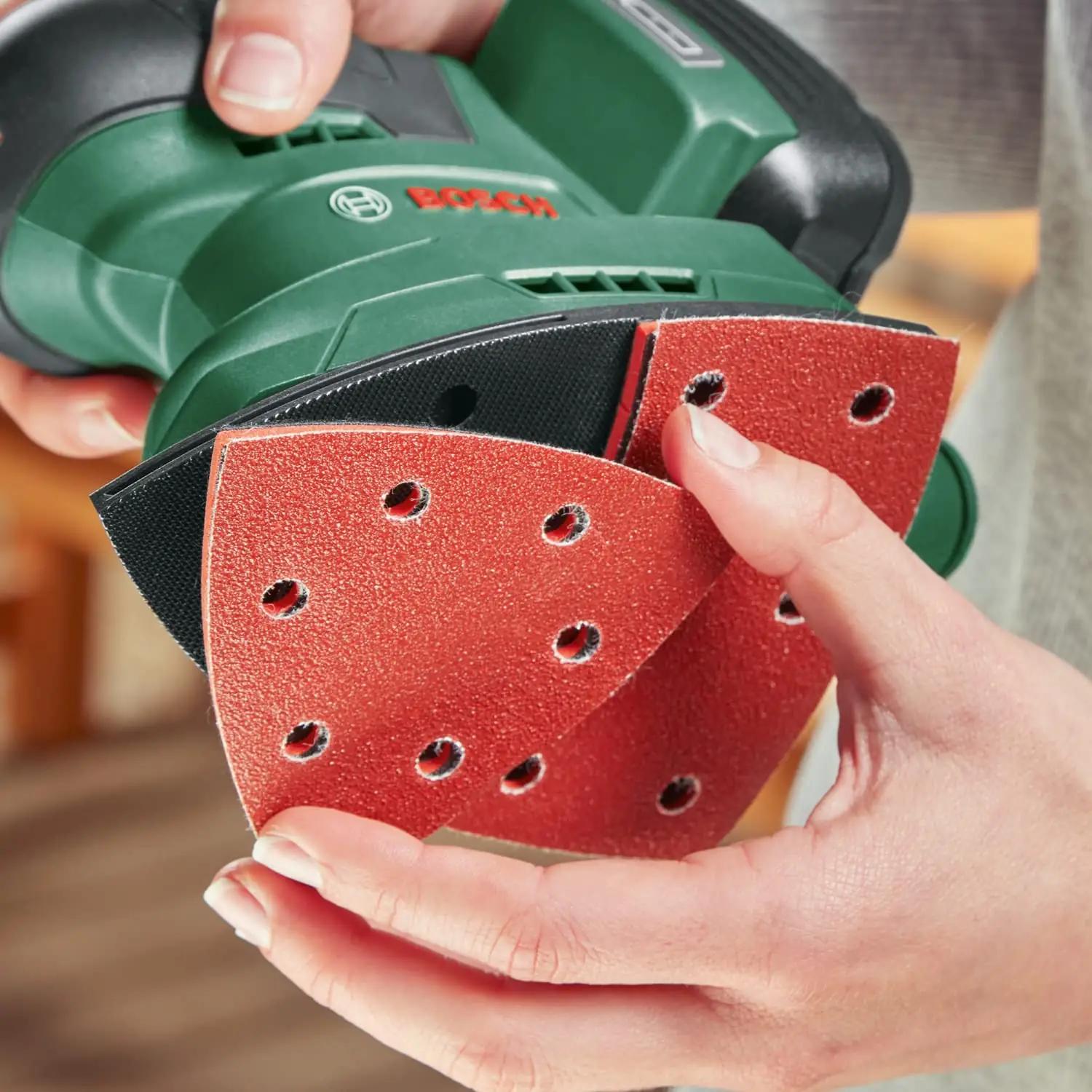 Bosch Easysander 18V — kerge käsitselihvija puidutööks – pilt 6