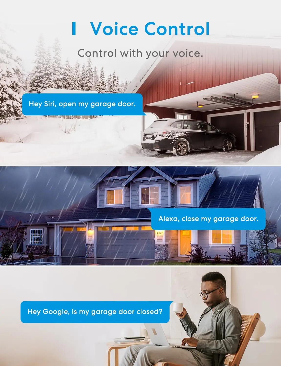 meross nutikas metallist garaažiukse avaja HomeKit-iga – pilt 6