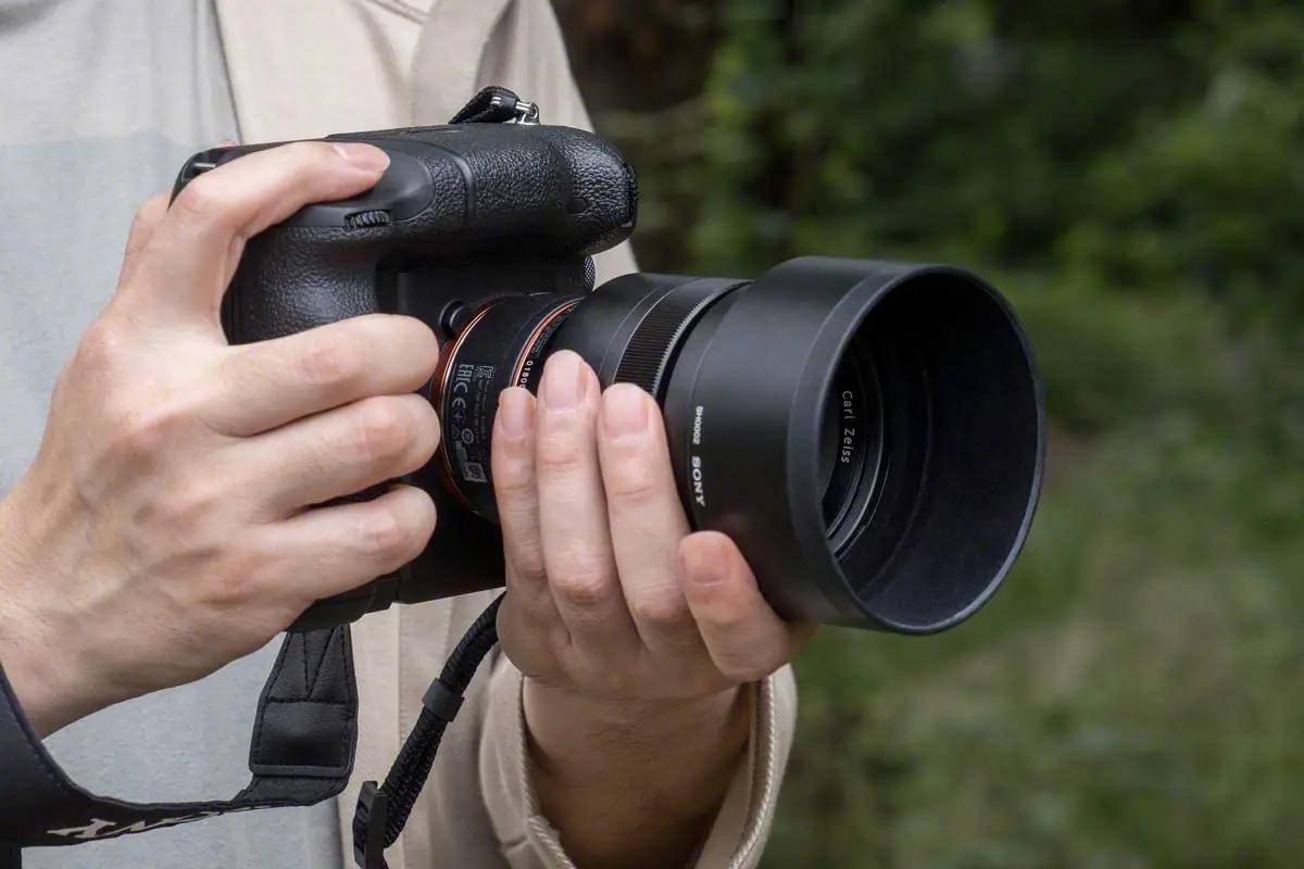 Sony LA-EA5 objektiivitarvikud – detailne lähivaade
