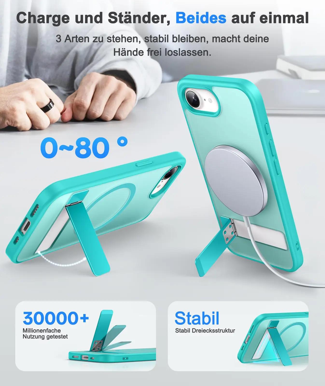 SIXBOX kaitsev magnetkate iPhone 16e jaoks — robustne ja – pakend ja tarvikud