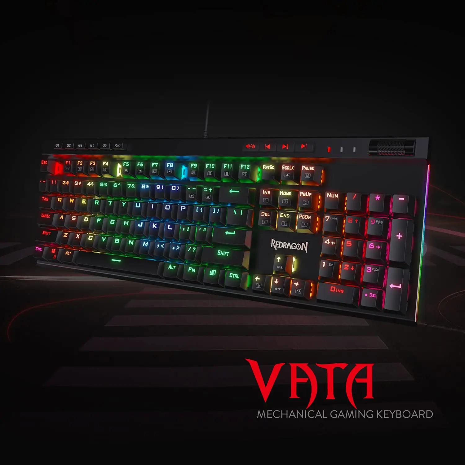 Redragon mehhaaniline mänguklaviatuur K580 – detailne vaade