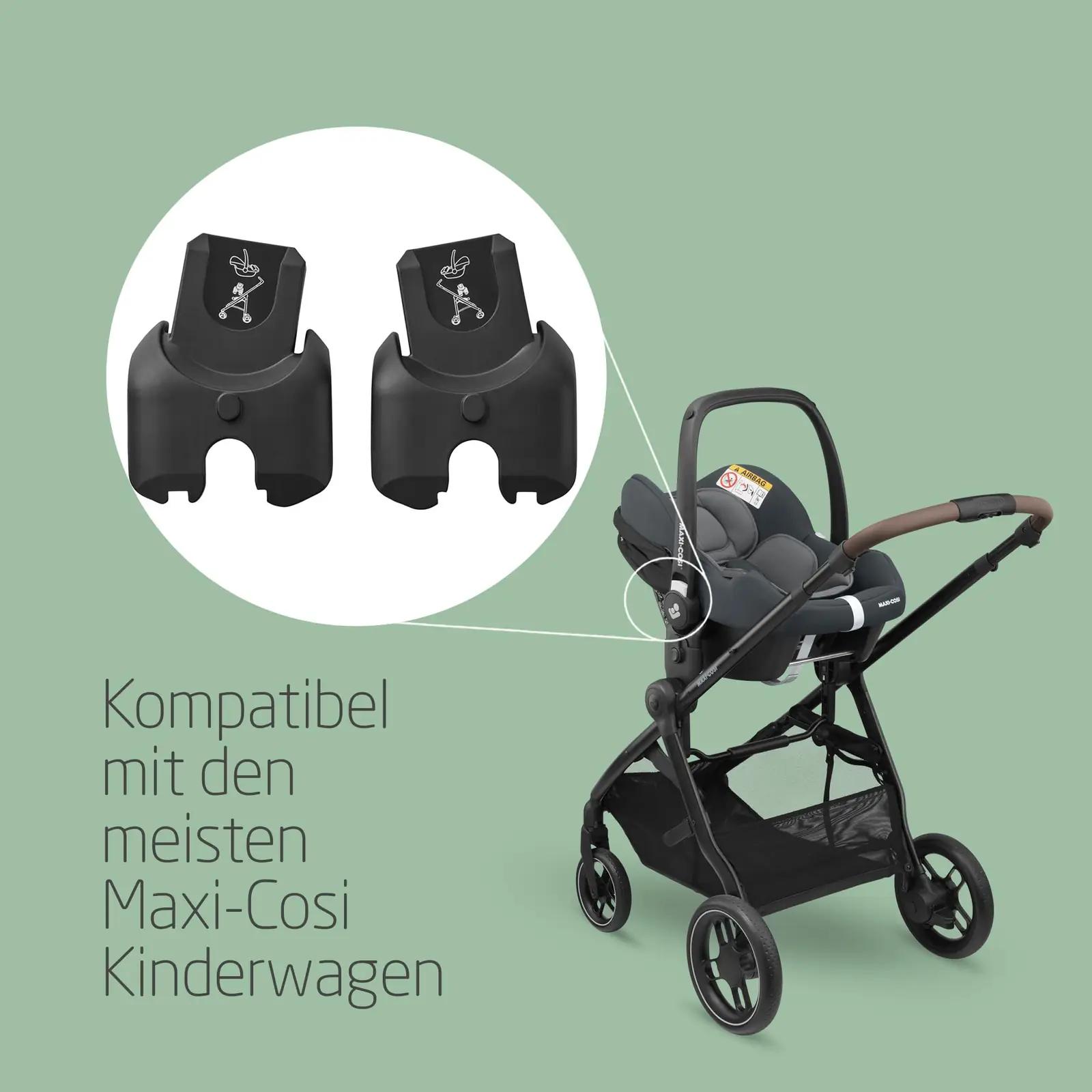 Maxi-Cosi turvaline autosõiduadapter beebikõrvitsale, marmor – lisavaade