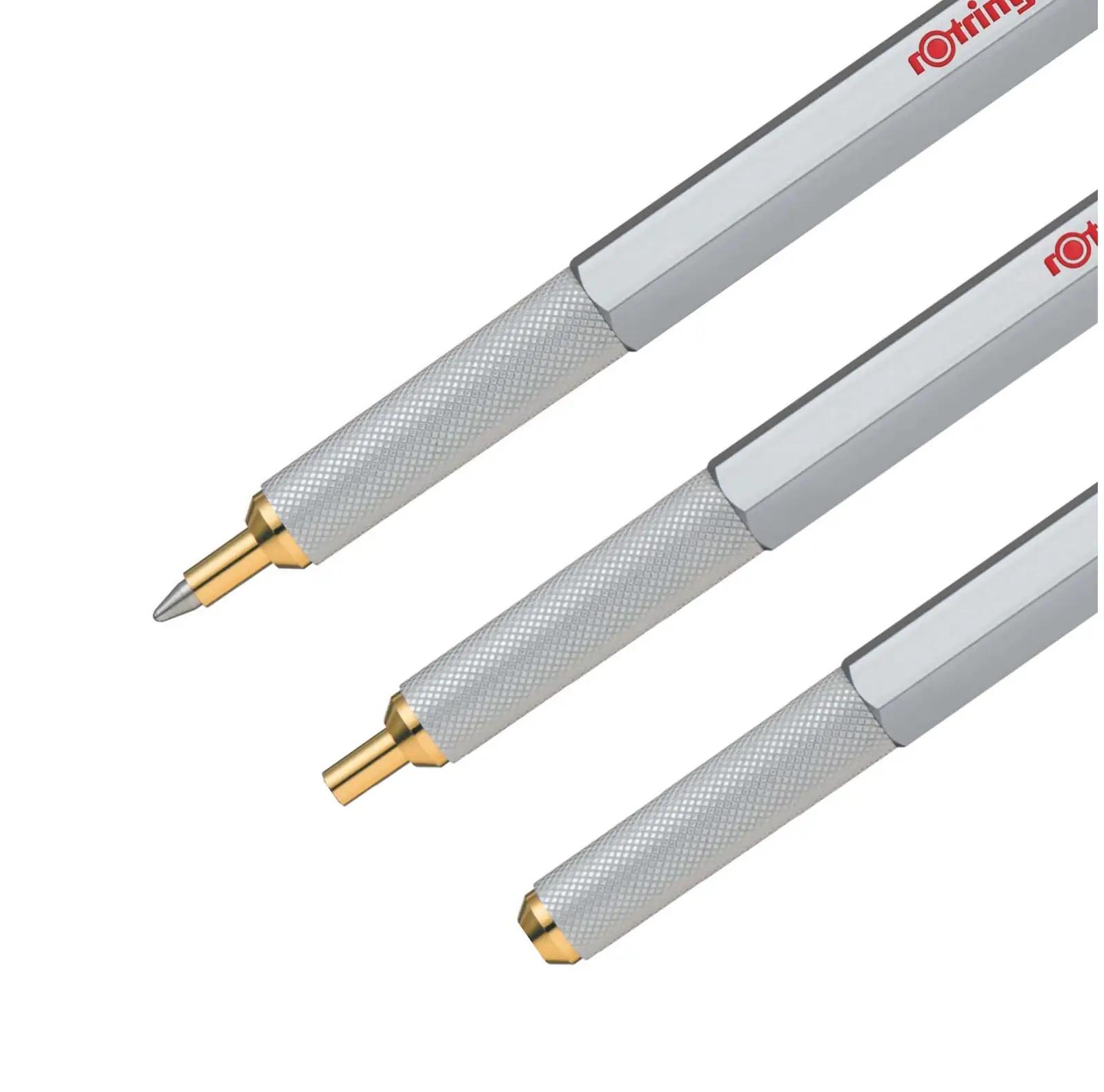 rOtring metallist pastakas — täpne kirjutus ja joonistamine – pakend ja tarvikud
