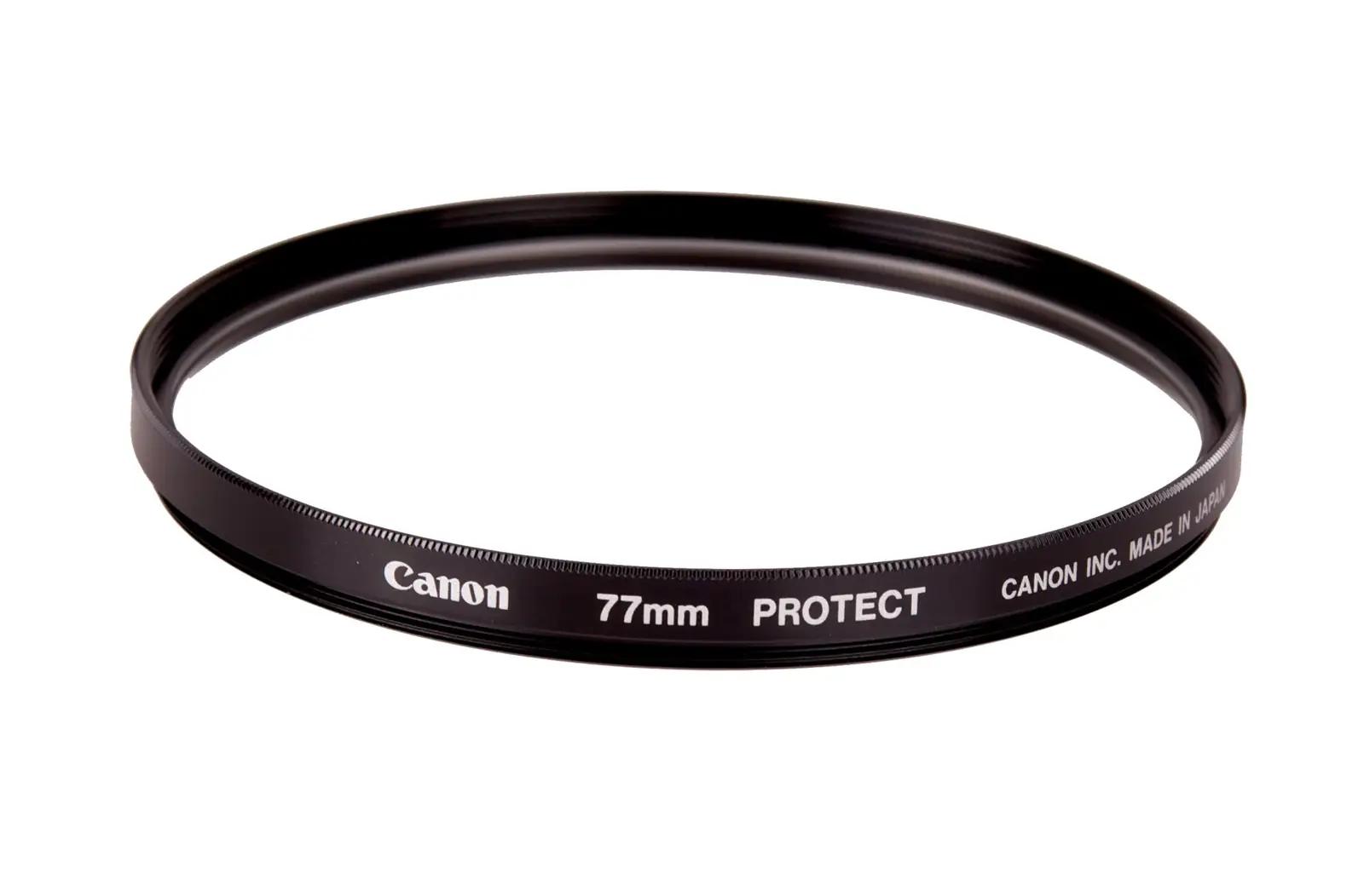Canon kaitsefilter 77mm — vastupidav alumiinium ja selge pilt