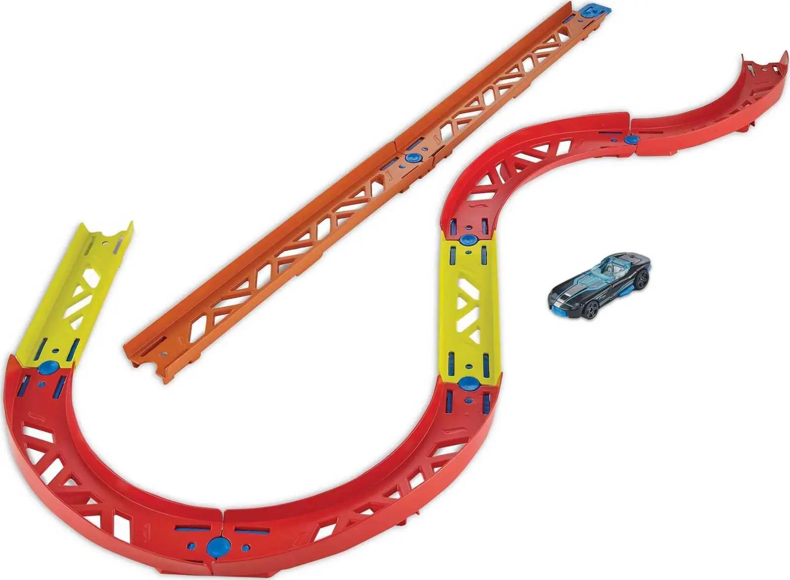 Hot Wheels tugevast plastikust kurvisett — kingitus lastele – pilt 6