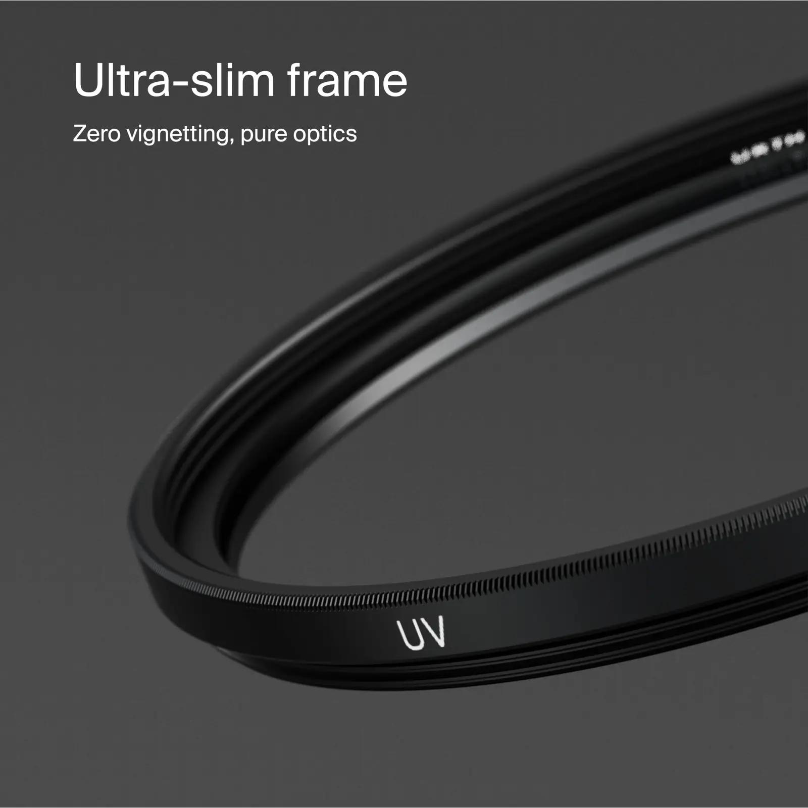 Urth kvaliteetne 77mm UV-filter — õhuke klaaskaitse objektiivile – kasutusnäide