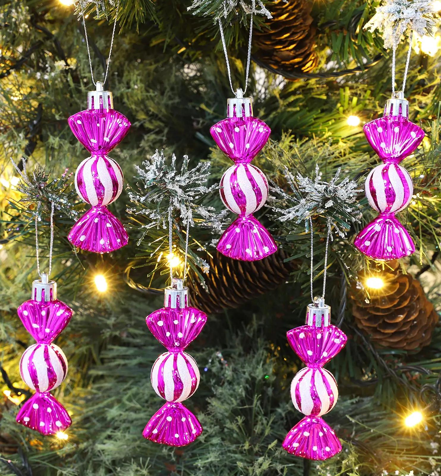 Christmas Concepts roosa mini jõulukuulide komplekt praktiline – lisavaade