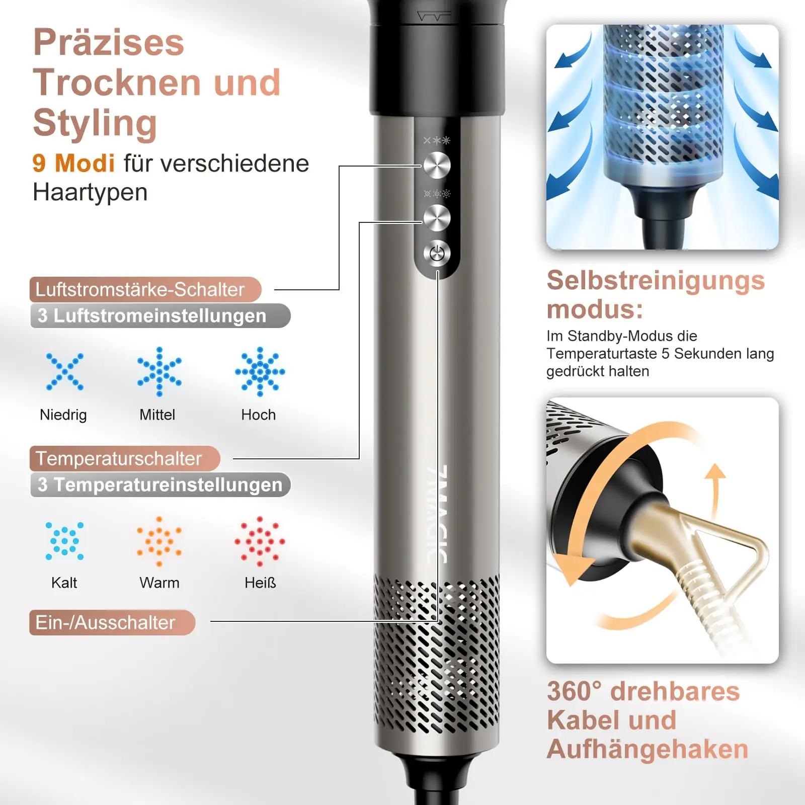 7MAGIC professionaalne 6‑ühes juuksestyler – pilt 8