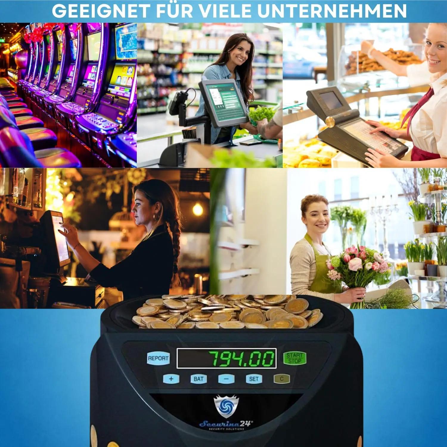 Securina24 mündilugeja SR1200BBB — kiire ja täpne rahaarvestus – pilt 9