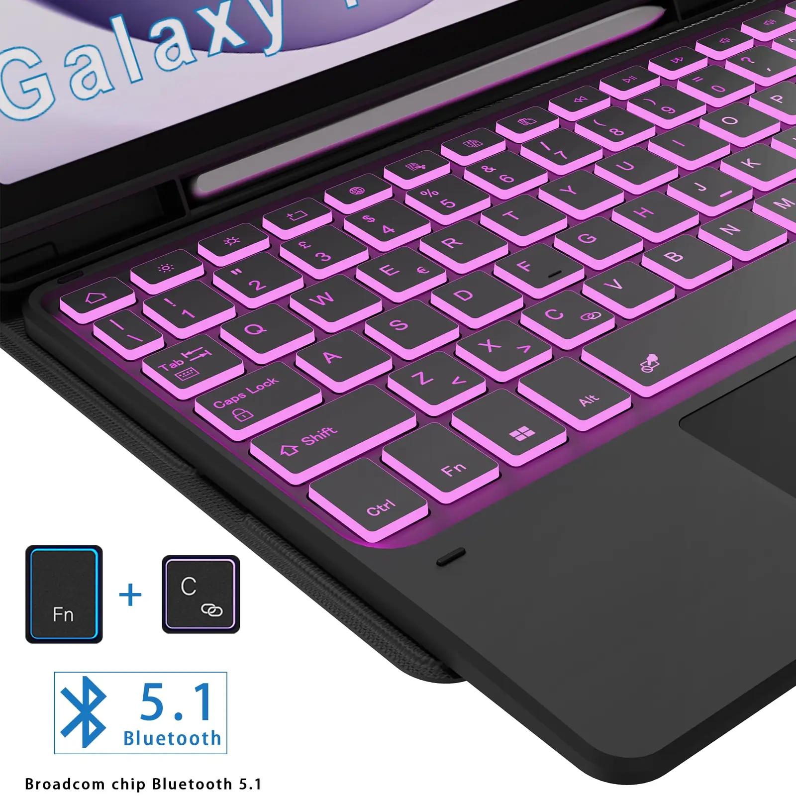 VANKEYPAD kaitsekate ja eemaldatav Bluetooth-tastatuur Galaxy – pilt 7