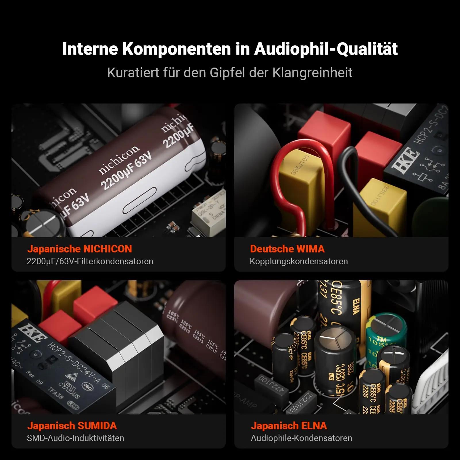 Fosi Audio metallist mini mono võimendi — 240W HiFi – kasutusnäide