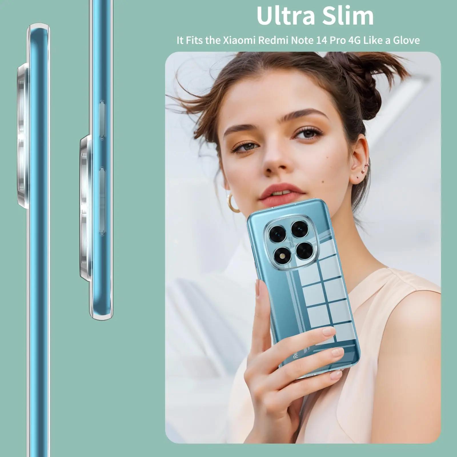 Phoona õhuke kaitsekate Redmi Note 14 Pro 4G — kerge TPU – pilt 7