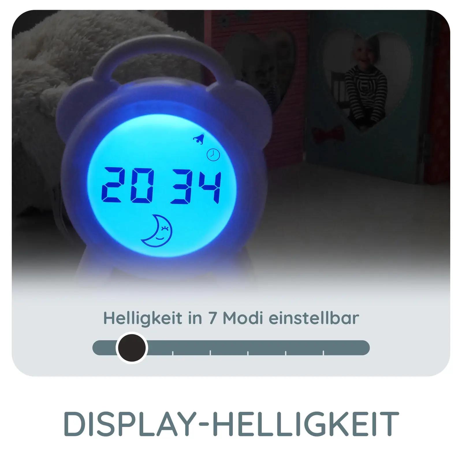 Alecto lapse unekell BC-100 — LED-õppeäratus valge plast – pilt 6