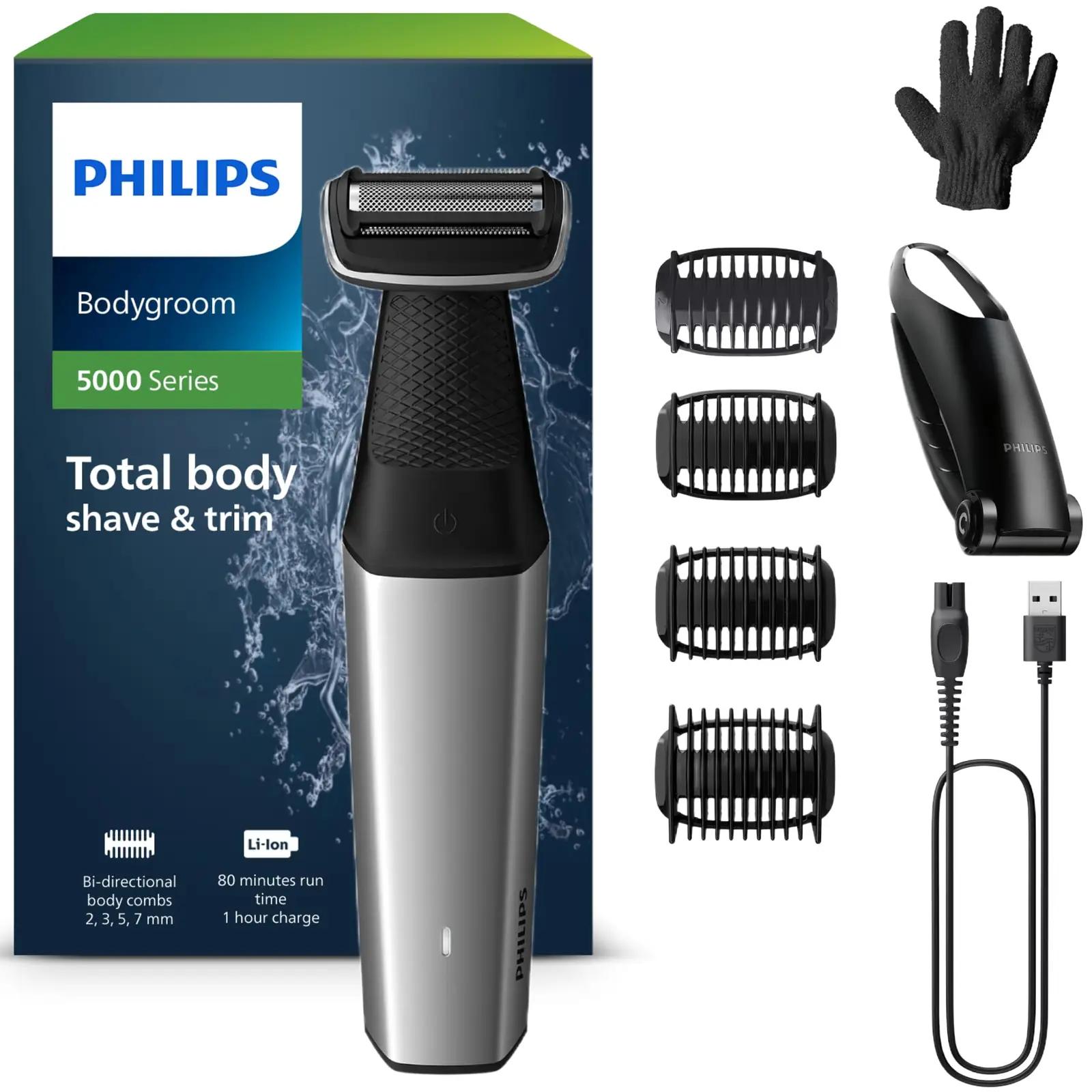 Philips Bodygroom Series 5000 — veekindel keha- ja intiimtrimmer