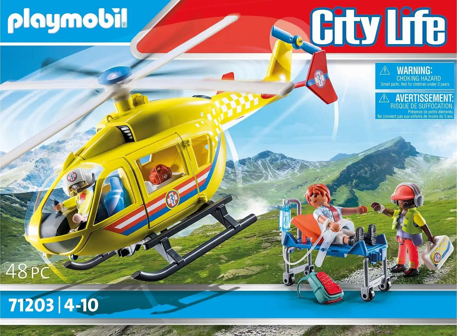 PLAYMOBIL päästehelikopter lastele — mänguasi 71203 – pilt 6