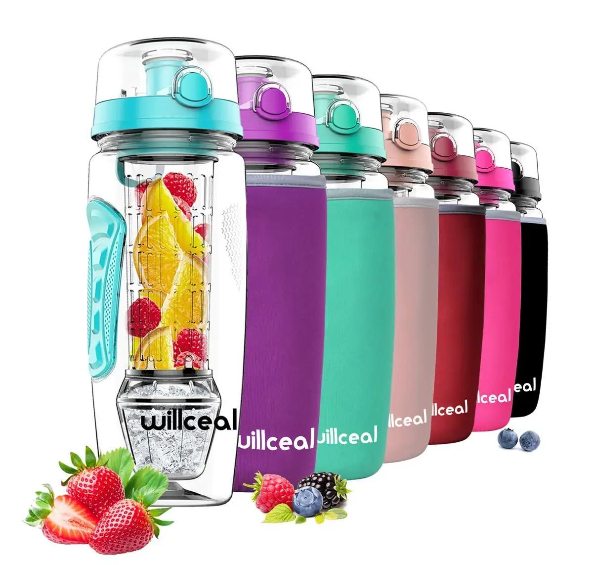 willceal Tritan joogipudel 945 ml koos puuviljasöötjaga