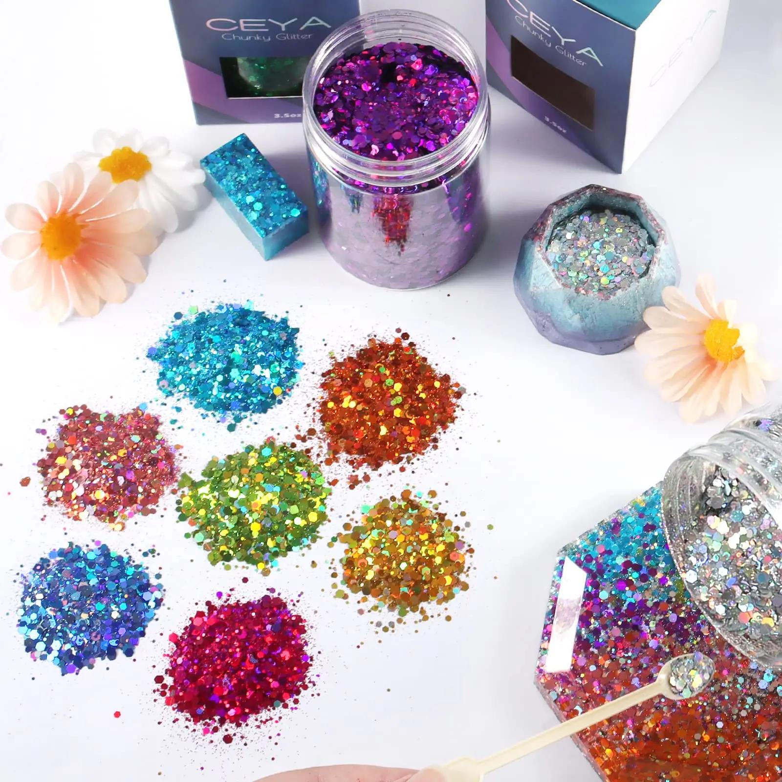 ceya holograafiline must käsitööglitter – eriline sära – pilt 6