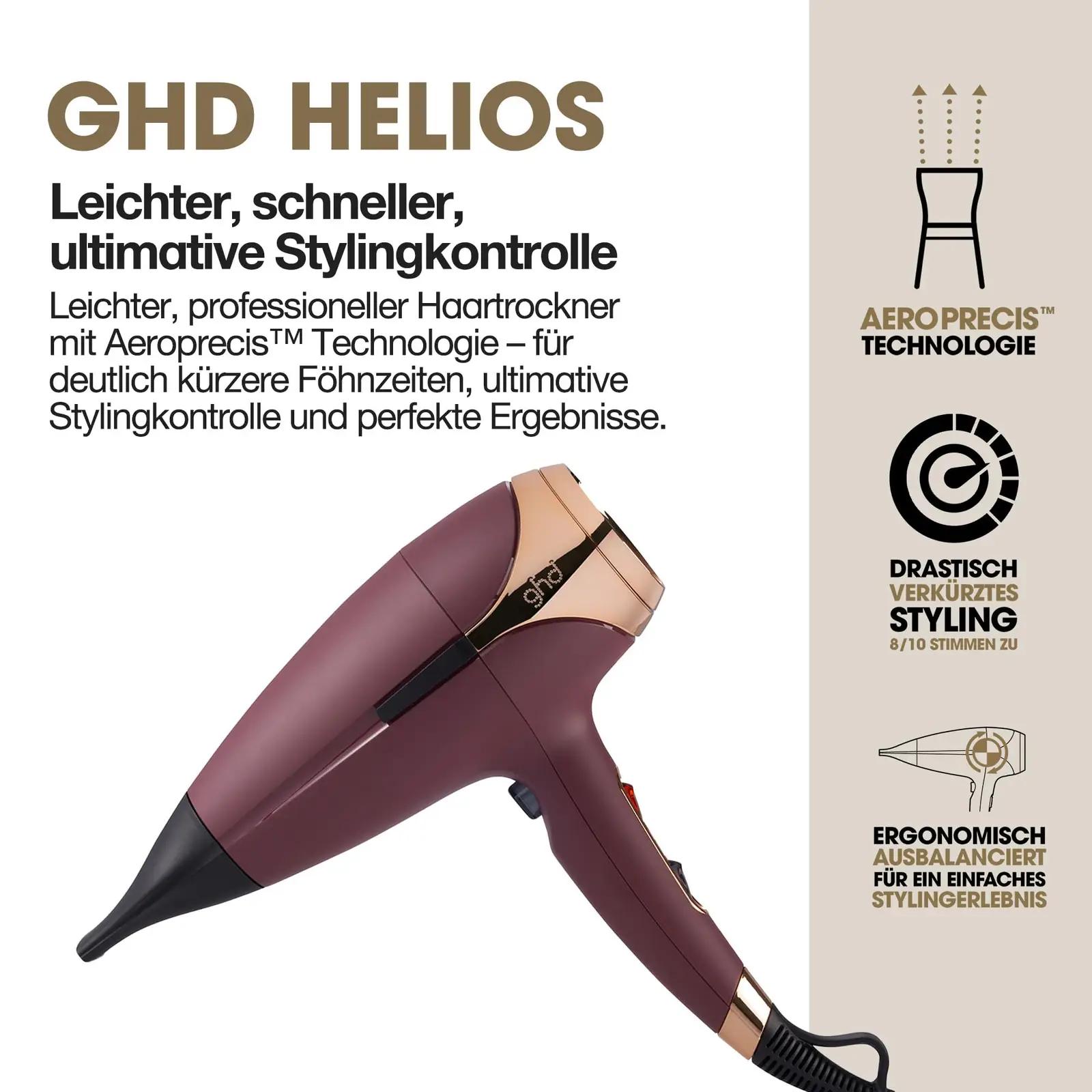 ghd professionaalne föön bordeaux – kiire ja vaikne stiil – pakend ja tarvikud