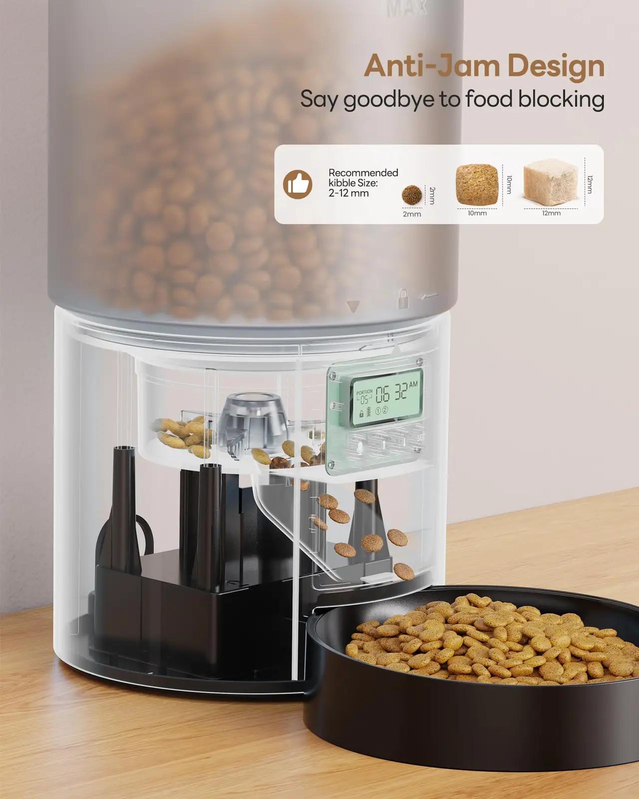 POOEKEN automaatne kuivtoidu dispenser — mugav 4L lahendus – kasutusnäide