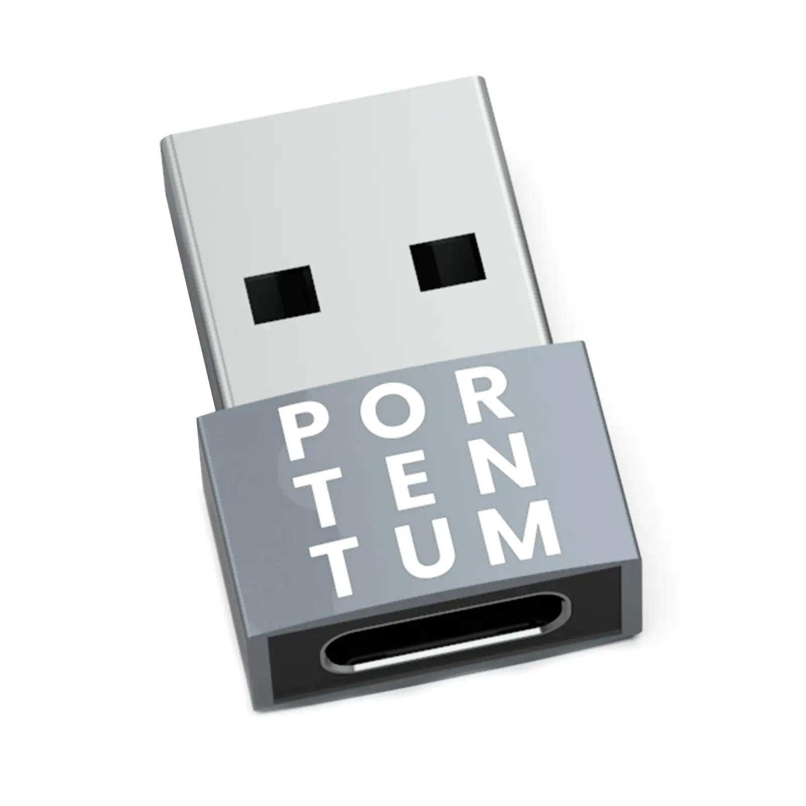 PORTENTUM vastupidav Zink USB‑C adapter – kerge ja kompaktne