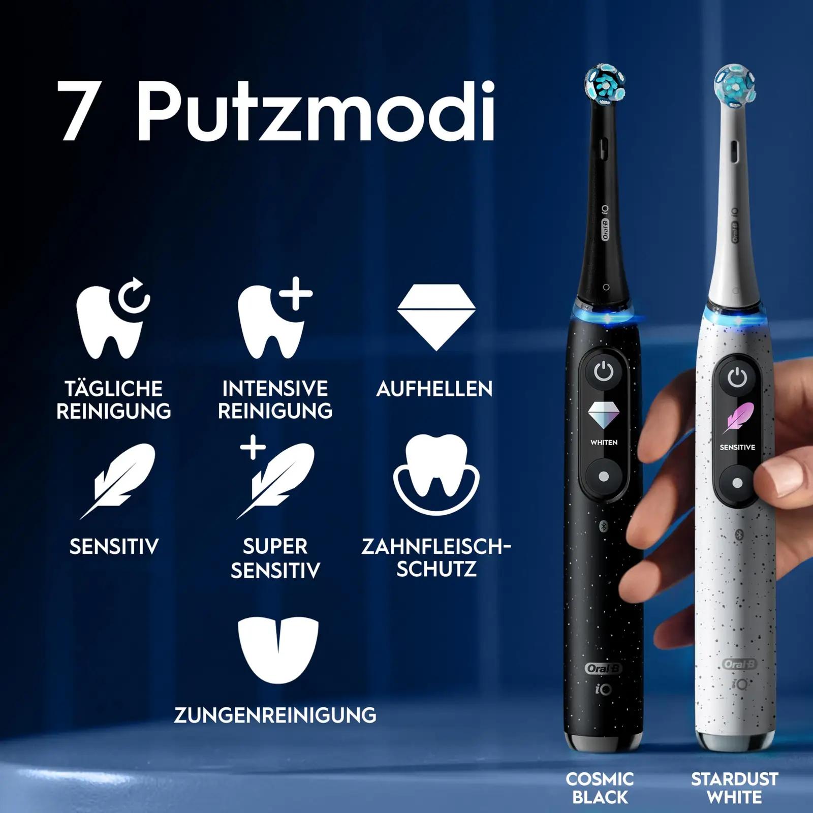 Oral-B iO Series 10 must elektriline hambahari — õrn puhastus – pilt 10
