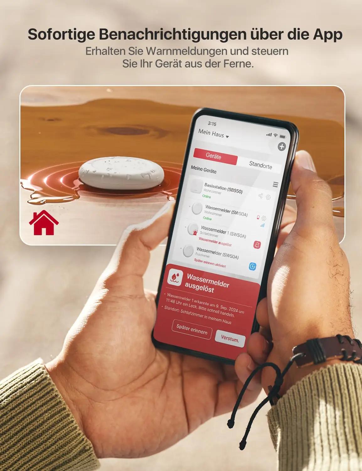 X-Sense veetundlik ripats charm IP67 kaitsega – pakend ja tarvikud