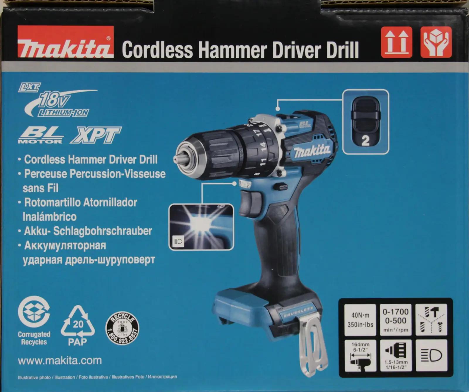 Makita vastupidav akupuur/klobiga puurikeha – 18V tööriist – pilt 6