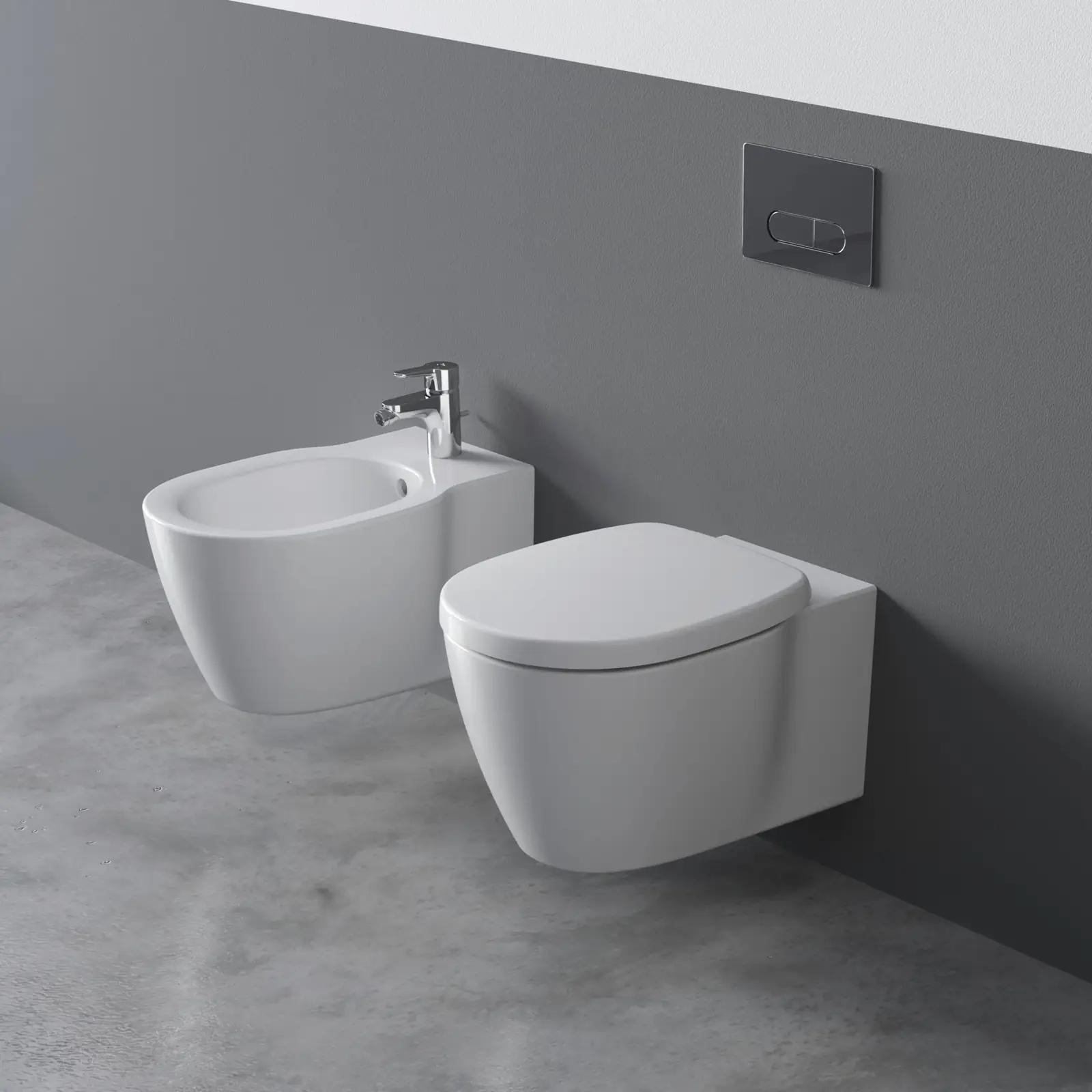 Ideal Standard Duroplastist ümardatud WC-pann, pehme sulgumine – pilt 8