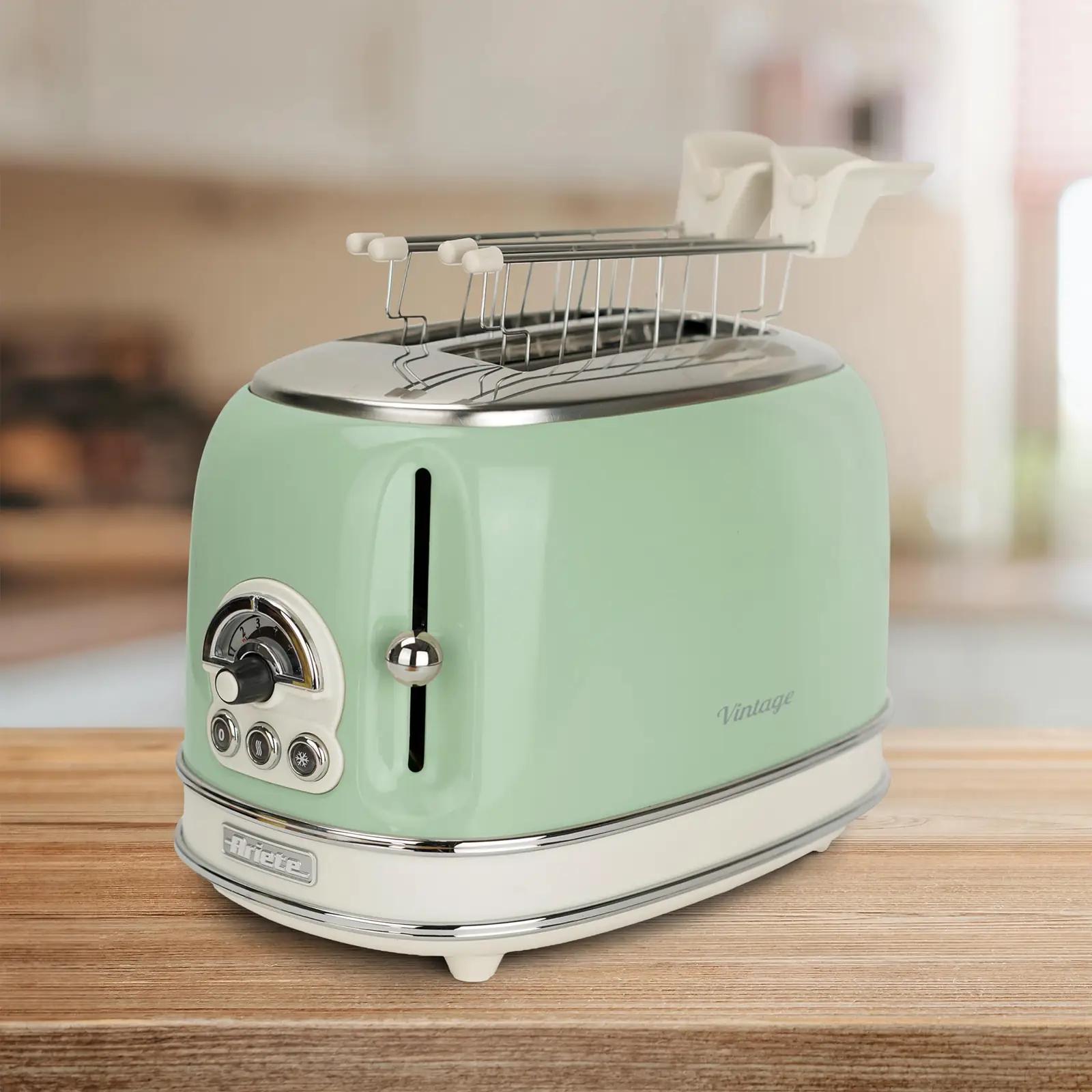 Ariete retro rohelise korpusega röster — roostevaba ja stiilne – pilt 7